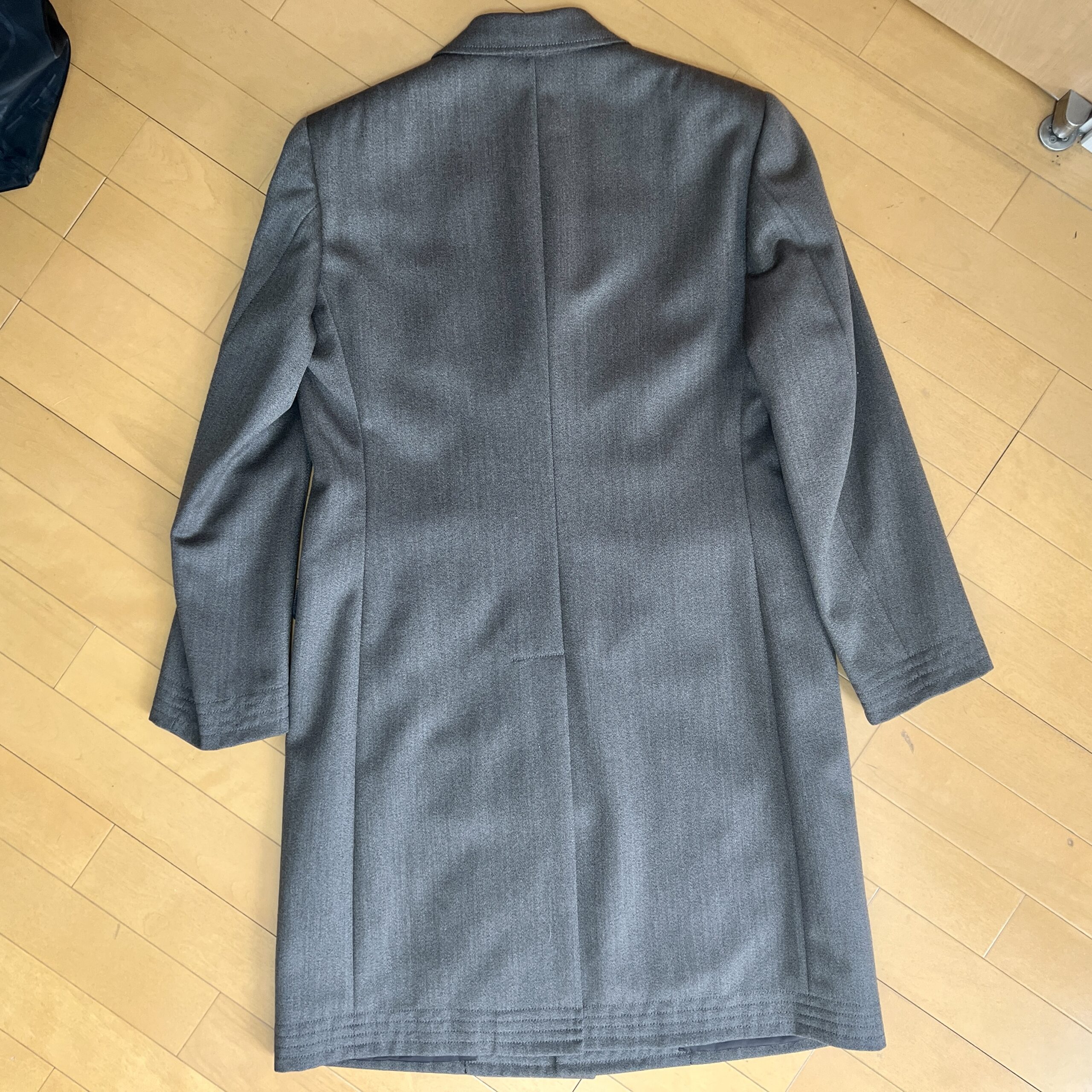 バタクハウスカット　カバートコート（ネイビー）袖丈約61cm
